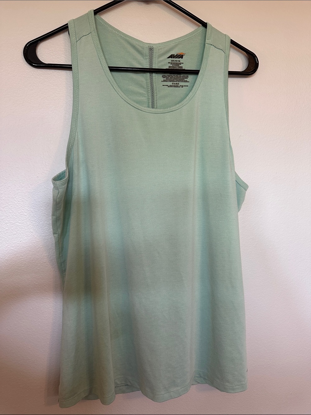 Avia Mint Green Athletic Scoop Neck Tank